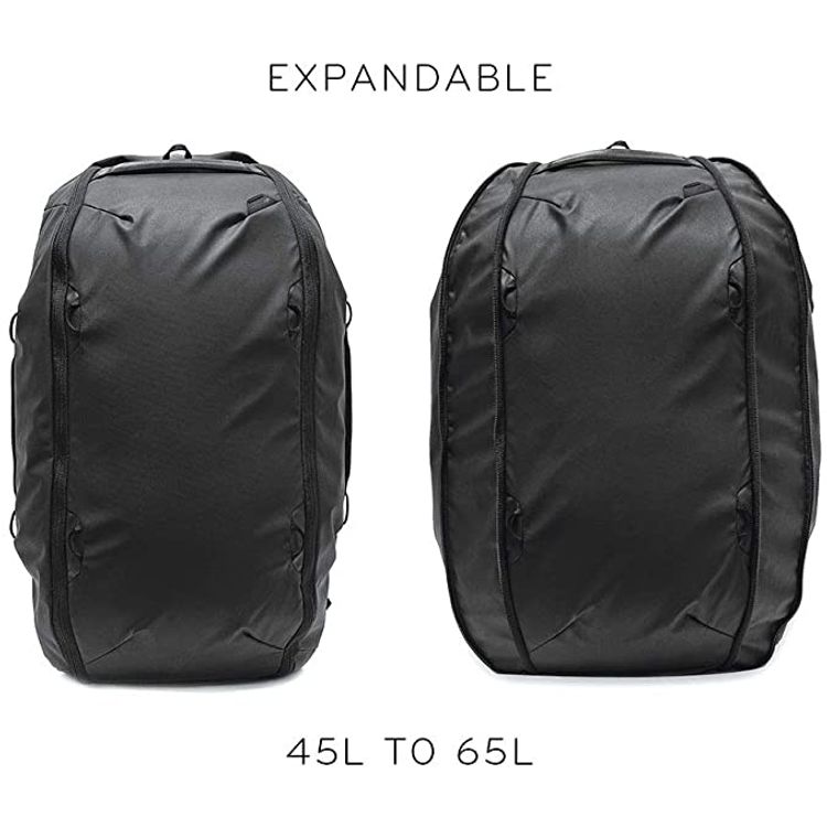 Peak Design Travel Duffel Bag with ID card holder 65L - Black