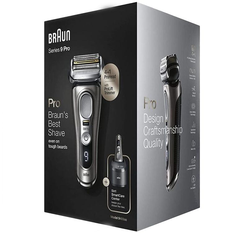 Braun Series 9 Pro 9465CC Wet & Dry Shaver  - Silver