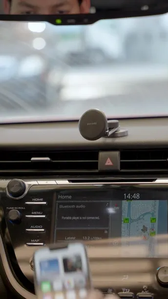 Upgrade Your Driving Experience with Porodo's MagSafe Car Mount (PD-MGCRMFR-BK)