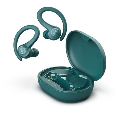 JLAB Go Air Sport True Wireless Earbuds, Touch Controls, Dual Connect, Type-A Charge Plug, 2 Hours Case Charging Time - Teal