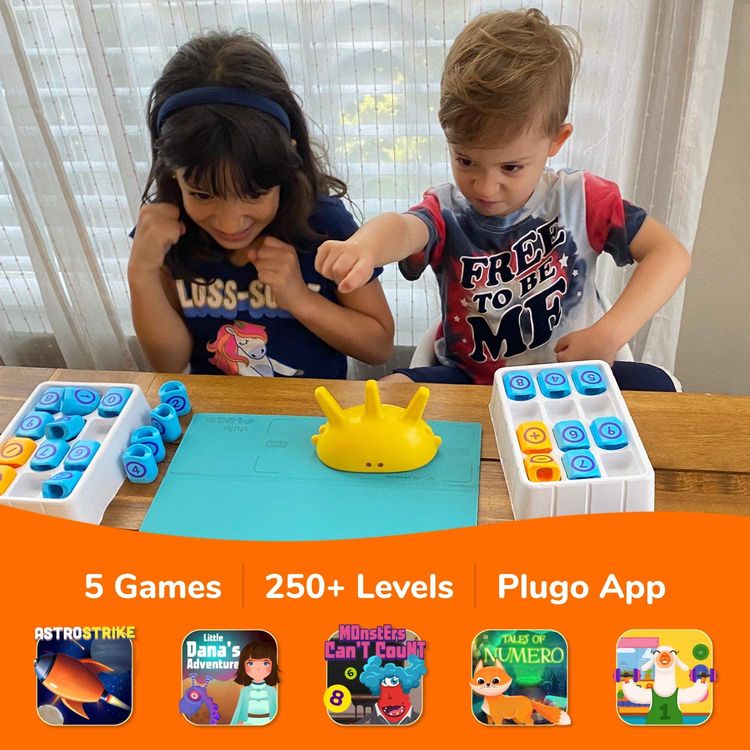 Plugo Stem Wiz Pack By Shifu (app Based) - STEM gaming kit comes with 1 foldable gamepad, 1 Count Spike, 4 arithmetic operators (+ - x/), Toys For Boys & Girls Ages 5-10 years