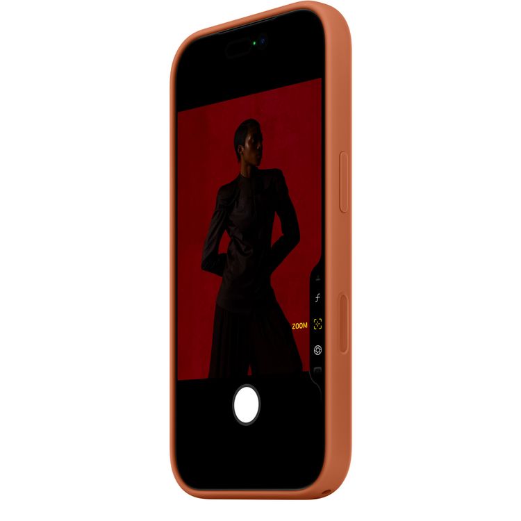 Apple iPhone 17 Pro Max Silicone Case with MagSafe, Anti-Scratch, Drop Protection, Soft Microfiber Lining, Built-in Powerful Magnets - Terra Cotta