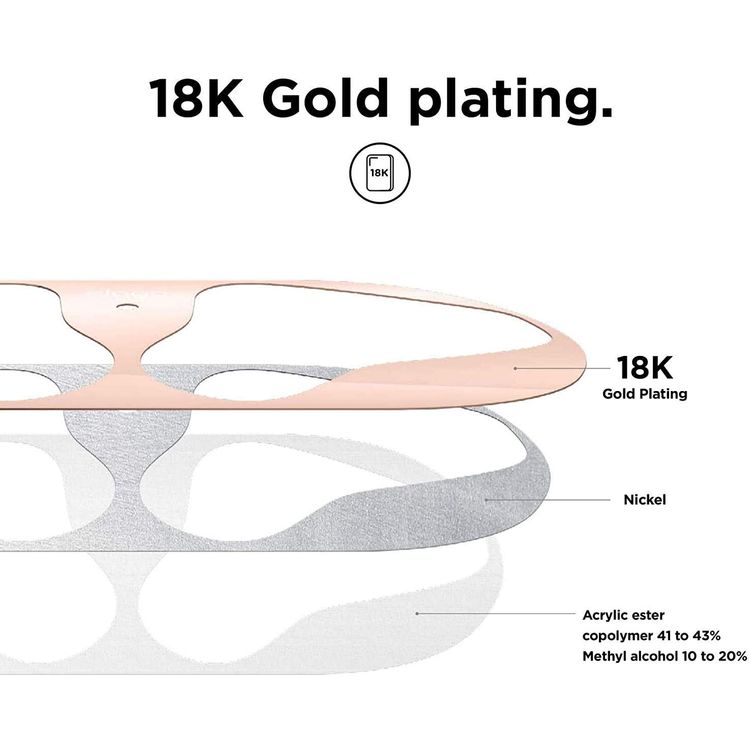 واقي الغبار Elago Dust Guard لأجهزة Apple Airpods (مجموعتان) - ذهبي وردي