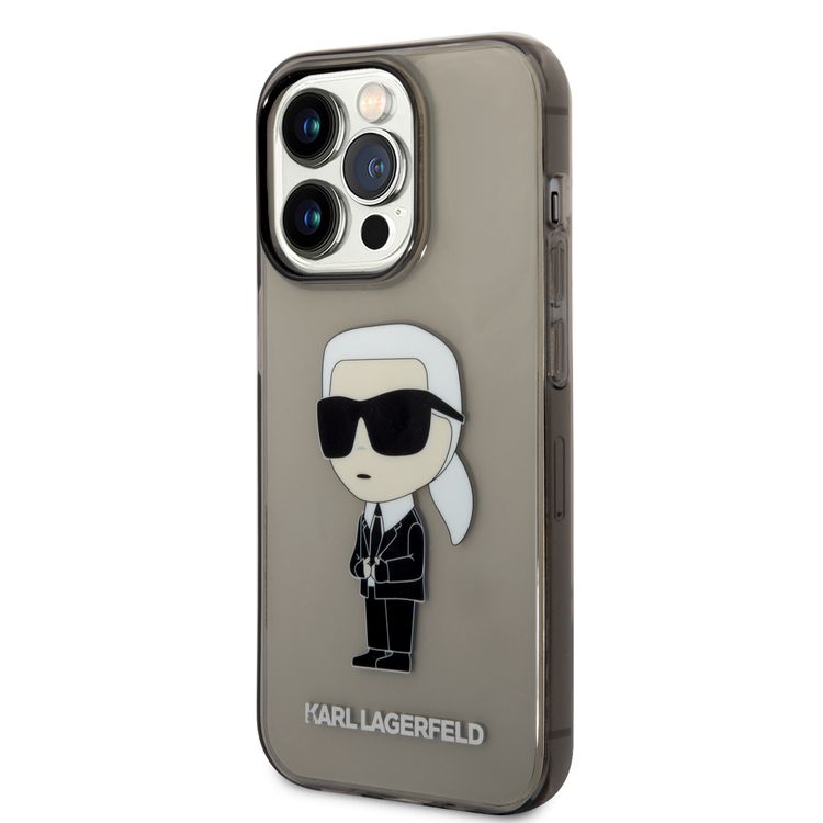 Karl Lagerfeld Hard Case IML NFT Ikonik iPhone 14 Pro Max - Black