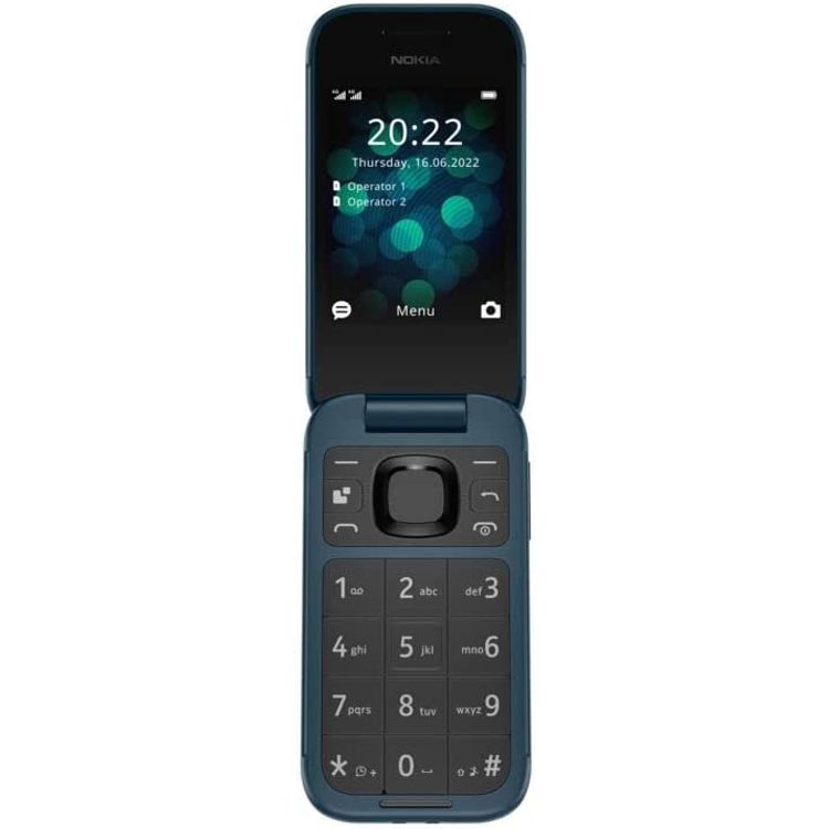 Nokia 2660 Flip 4G, Dual SIM  - BLUE MIDDLE EAST VERSION