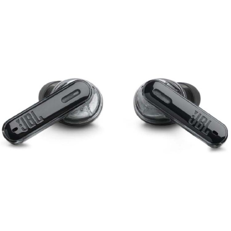 JBL Tune Beam True Wireless Earbuds In-Ear with Mic, Water & Dust Resistant, Bluetooth 5.3, Ambient Aware & Talk Thru, Multi-Point Connection, Active Noise Cancelling, Touch Control, Fast Charge - Ghost Black