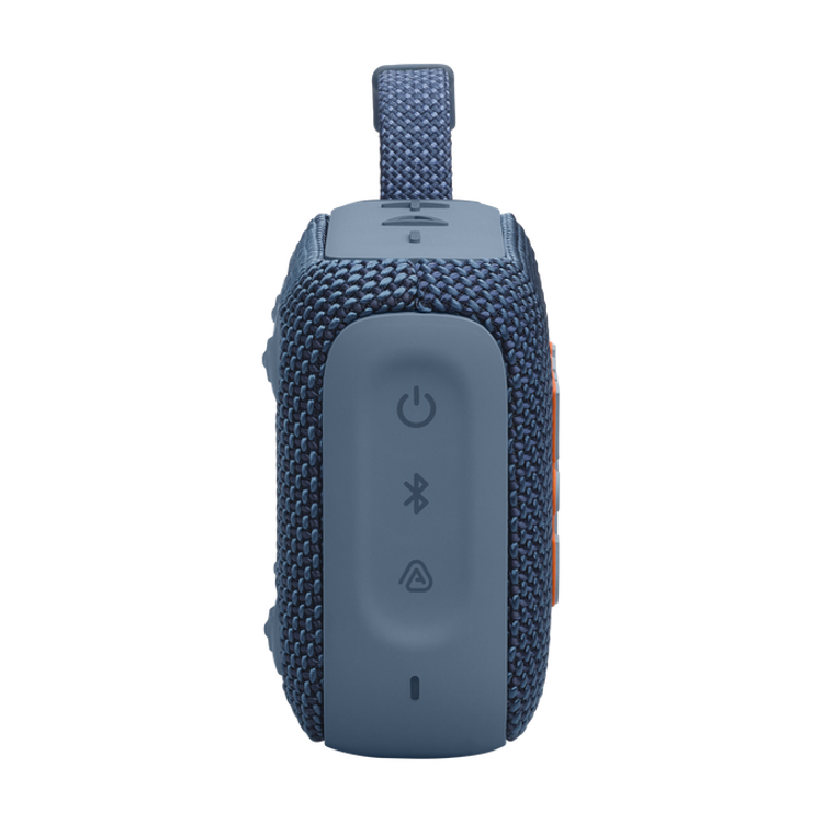 JBL Go4 Portable Wireless Speaker, 7 Hours Music Play Time, Water Proof & Dust Proof, Bluetooth Version 5.3, Rechargeable Battery, Vibrant Color Options, JBL Pro Sound - Blue