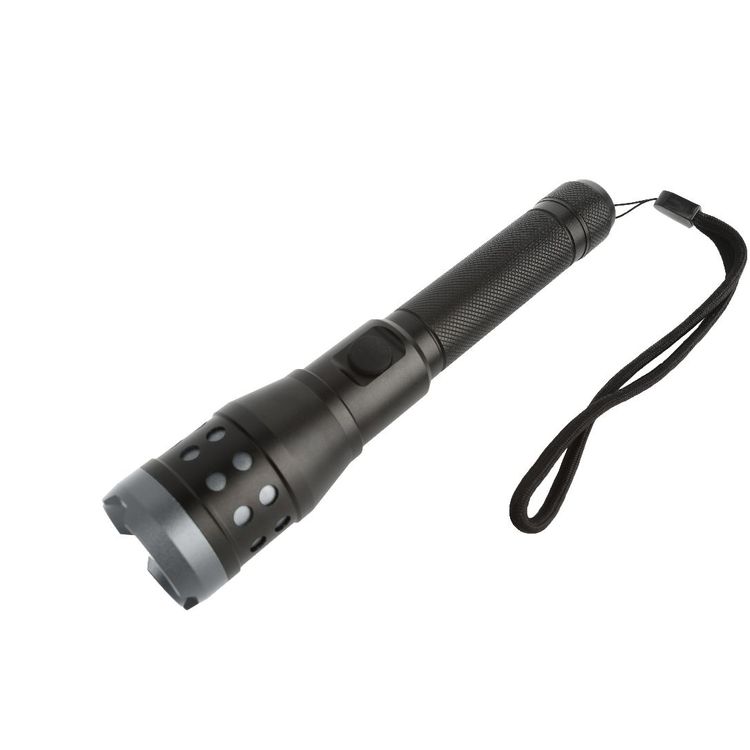 Porodo Slim Outdoor Flashlight High Intensity Light - Black