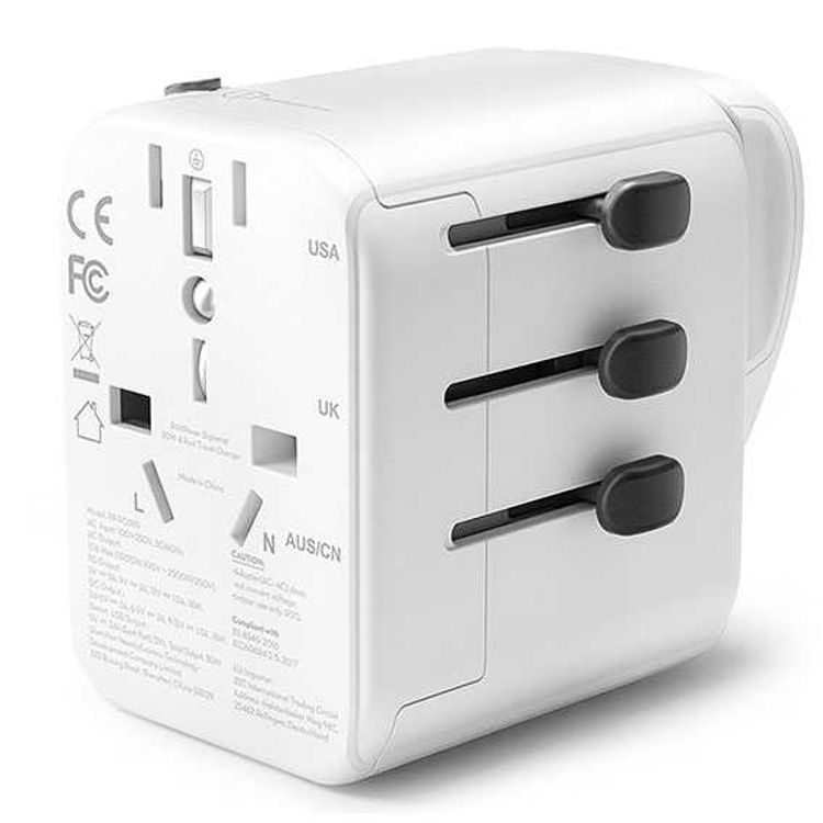RAVPower Universal 4-Port Travel Charger 30W - White