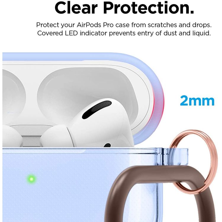 Elago Clear Hang Case for Apple Airpods Pro - Blue