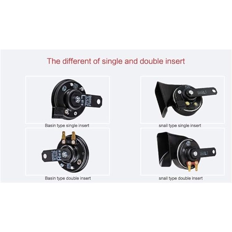 BOSCH Denso Trumper Horn Double Connector Without Bracket, 12V