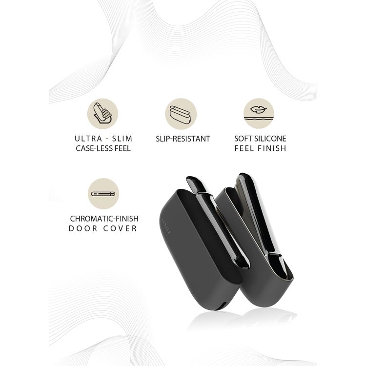 Levelo Iris Pro Silicone Case for IQOS Iluma 2023 - Black
