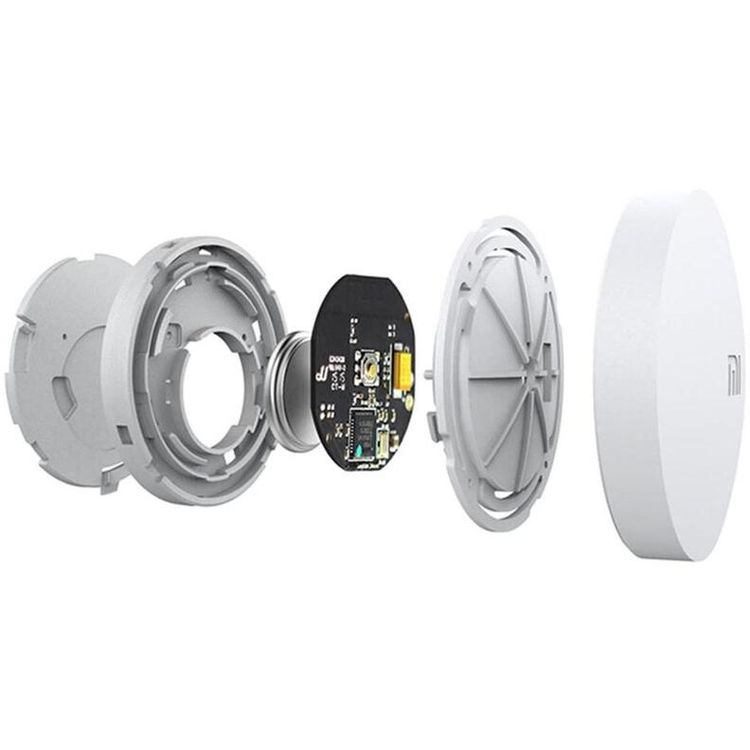 شاومي ميجا  مفتاح لاسلكي ذكي ، ملحقات أجهزة المنزل الذكي ، مركز التحكم في المنزل ، مفتاح المنزل الذكي ، جهاز تحكم عن بعد لاسلكي واي فاي - أبيض