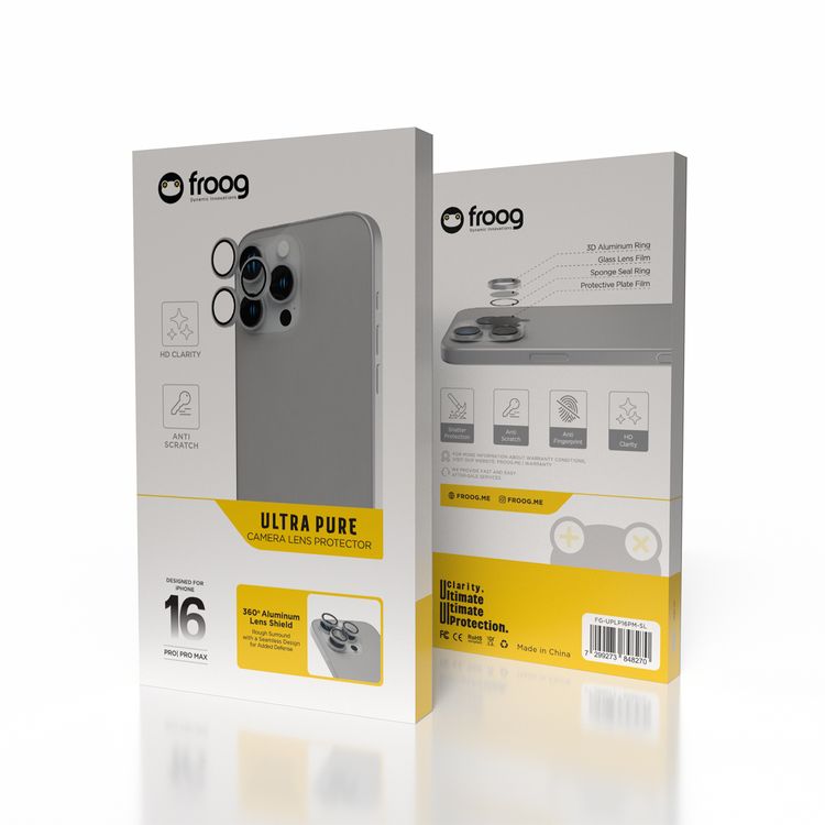 The iFroog Trio Camera Lens Guard, Impact-Resistant, Smudge-Resistant, HD Clarity