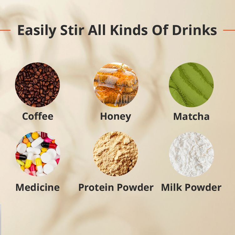 كوب بورودو لايفستايل المعزول ذو التحريك التلقائي بسعة 400 مل، قاعدة مانعة للانزلاق، سعة بطارية 300 مللي أمبير، وقت خلط 120 ثانية مع توقف تلقائي - أسود