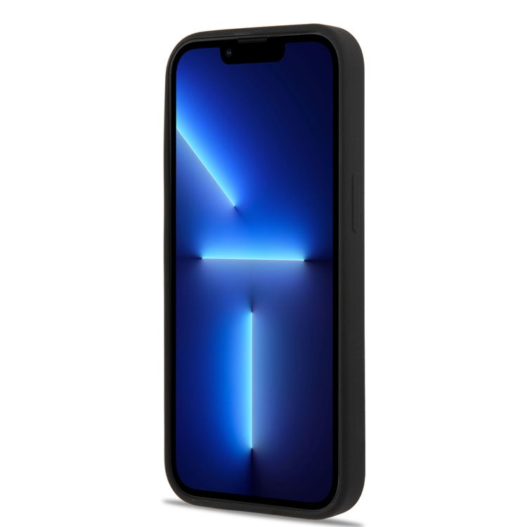 CG MOBILE Karl Lagerfeld Liquid Silicone Case Karl`s Head Compatible for iPhone 13 Mini (5.4") Shock & Scratch Resistant, Easy Access to All Ports, Drop Protection Back Cover