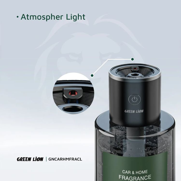 Green Lion Car and Home Fragrance, Clean The Air, 3-4 Days Working, Use in Car Cup Holder & Interior Space, Clean