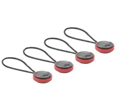Peak Design Anchor Connectors for Peak Design Straps 4 Pack, 4th Generation, 4PK-AN-4_SML - BLACK RED