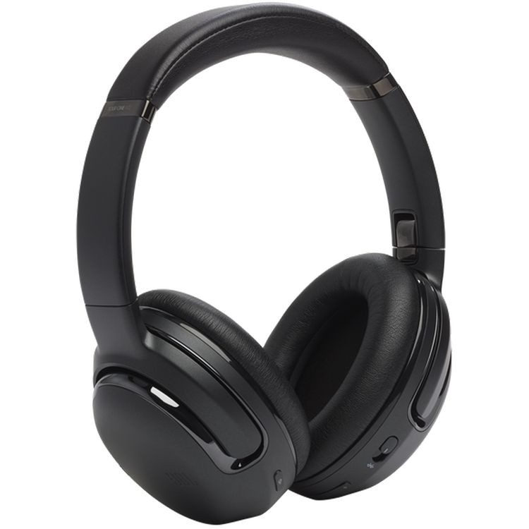 JBL Tour One M2 Wireless Over-Ear Headphones with Dynamic EQ at Low Volume, Impressive JBL Spatial Sound, True Adaptive Noise Cancelling - Black