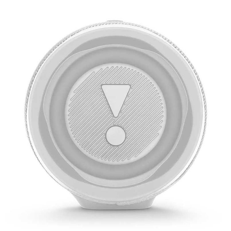 JBL Charge 4 Portable Wireless Bluetooth Speaker with Built-in Power Bank, 7500mAh Battery 20-hours Playtime, IP67 Waterproof & Dustproof Feature - White