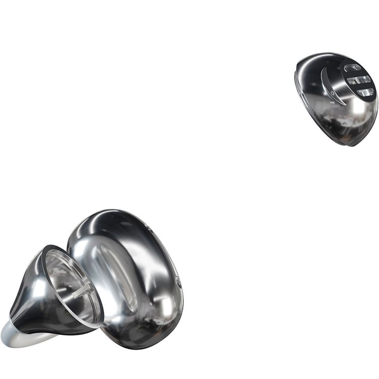 Green Lion Malibu Wireless Earbuds with Voice Assistant, Lightweight Design, Clear Voice Calls, Open-Ear Audio, Bluetooth Version 6.0, 180 Days standby Time, Up to 12 Hours Playtime, Type-C Charging Port, Smart Touch Control - Gray