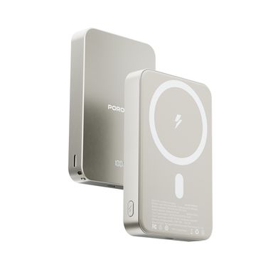 بنك طاقة بورودو ماج سيف 10000 مللي أمبير/ساعة مع منفذ إدخ...