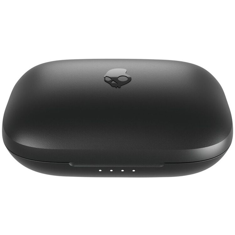 Skullcandy Push Active True Wireless in-Ear Earbuds, Call, Track & Volume Controls, Dual Noise-Reducing Microphones, 44 Hours Total Battery Life, 6 mm Driver Diameter - Black/Orange