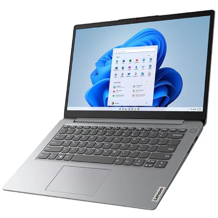 Lenovo Ideapad 1 i5-SHD Laptop - Intel Core i5-1235U, 8GB, 512GB SSD, Intel Iris Xe Graphics, 15.6-inch FHD, Windows 11 Home (Arabic/English) - Cloud Gray