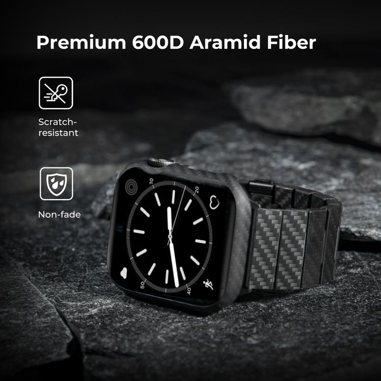 Pitaka Air Case For Apple Watch 45mm - Black	