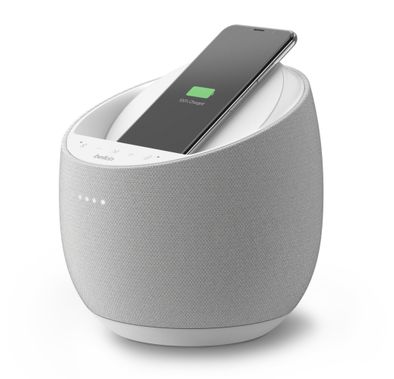 Belkin Smart Speaker G1S0001my-WHT Smart Speaker with Wireless Charger - White
