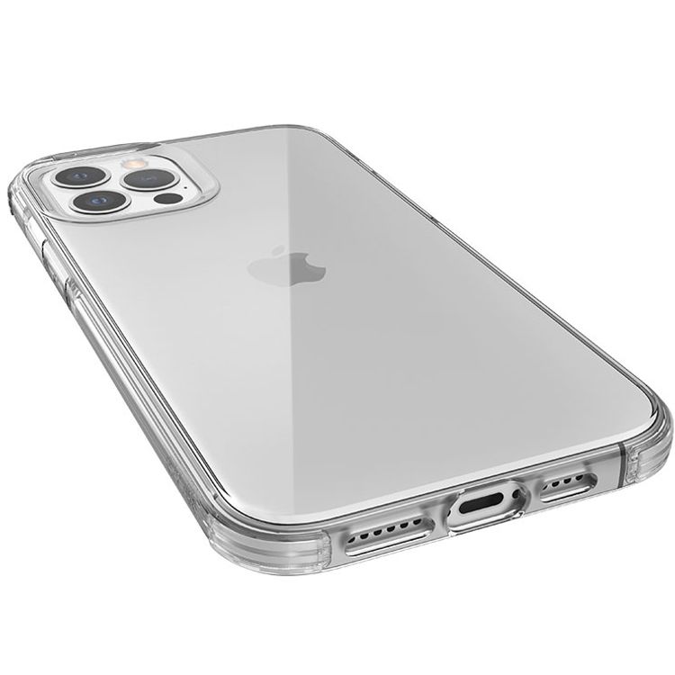 X-Doria Raptic Clear Case with Sleek Design Compatible for iPhone 12 Pro Max (6.7") Anti-Scratch, Easy Access to All Ports, 6ft Drop Tested, Shock Absorbing Rubber Protection
