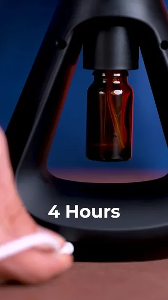 Porodo Lifestyle Aroma Sphere Waterless Diffuser, 10-50 m2 Coverage, 1200mAh Battery,  Up to 7 Days Working Time, Cold Diffusion, 3 Mist Modes