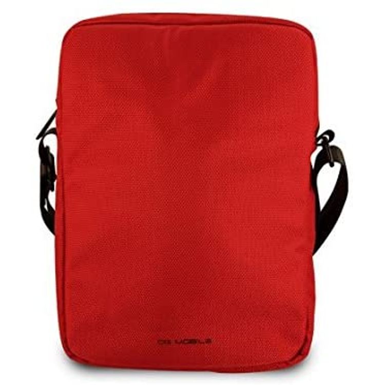 CG Mobile Ferrari Scuderia Tablet Bag with Adjustable Shoulder Straps 8" Suitable for Outdoor, Business, Office, School, Lightweight Slim Bag Officially Licensed - Red