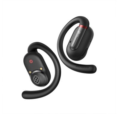 Soundcore V30i Open-Ear Earbuds, Deep Bass, Sweatproof, Dynamic Driver Type, 10 m Bluetooth Range, 12 Hours Play Time, 36 Hours Battery Life - Black