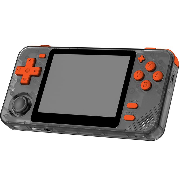 وحدة تحكم ألعاب Porodo PDX640 Retro Arcade مع 19 محاكيًا وأكثر من 5000 لعبة مدمجة، حجم شاشة 3.5 بوصة، معدل تحديث 60 هرتز، وقت تشغيل يصل إلى 8 ساعات، تشغيل صوت غامر، تصميم مريح، سعة بطارية 2800 مللي أمبير في الساعة - برتقالي / أسود