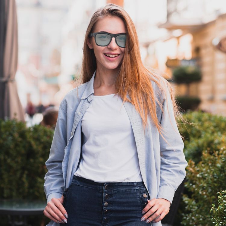 نظارات جرين ليون شيد ميت الذكية بمظهر عصري، وظيفة TWS، مكالمات بدون استخدام اليدين، مساعد صوتي، تحكم باللمس، كاميرا عن بُعد، عدسات مستقطبة، شحن مغناطيسي - أسود