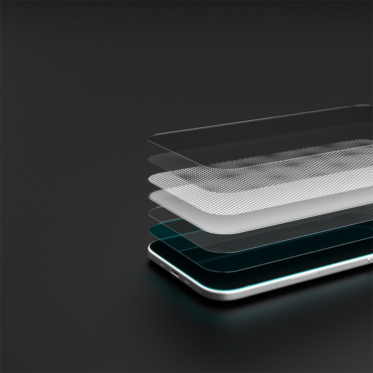 Levelo Ultra Vision 3D Clear Screen Protector for iPhone 17 Pro, 9H Hardness, Oleophobic Coating, Anti-Glare, Anti-Fingerprint, Anti-Reflective Coating, High-Definition PET Layer, Impact-Resistant Silicone Layer - Clear