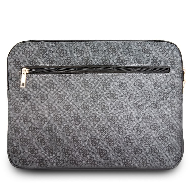CG MOBILE Guess 4G Uptown PU Computer Sleeve 13" Notebook Bag Compatible for MacBook Portable Elegant Bag Suitable for Outdoor, Business, Office, School Officially Licensed - Gray