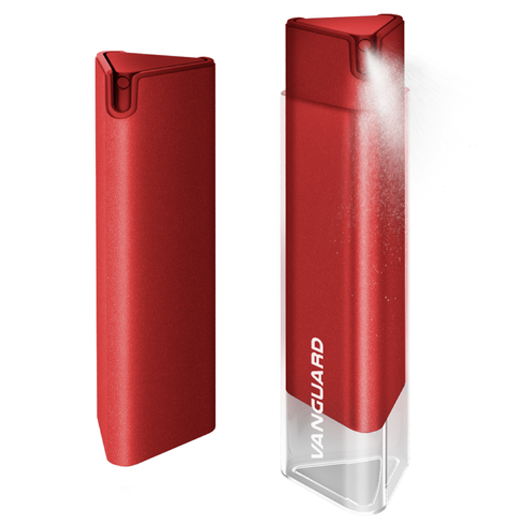 Viva Madrid Vanguard Vapor All in One Anti-Microbial Screen Cleaner, Anti-Bacteria, Anti-Germs Spray Compatible for All Mobile Phones, Laptop, Camera Lens, Tablet, iPad - Red