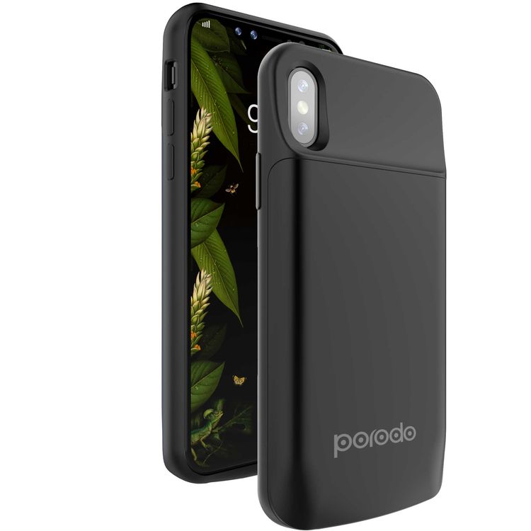 Porodo Power Case 3600mAh for iPhone X - Black