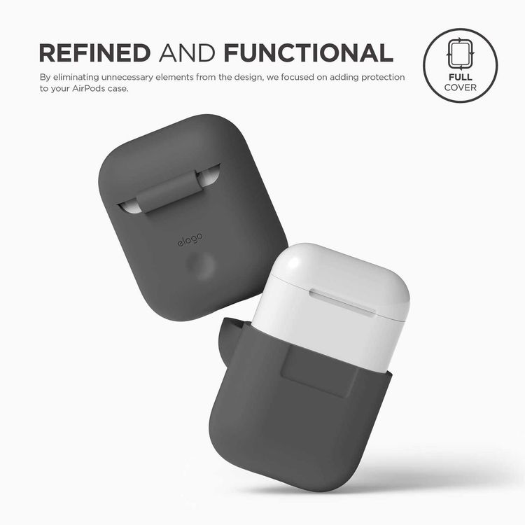 Elago Airpods Silicone Case - Dark Gray