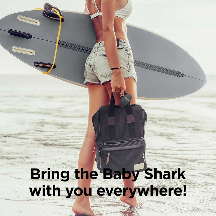 Elago Shark Case Compatible for Apple Airpods, Protect with Style, Durable Premium Silicone, Special Anti-Slip Coating in Cap, Lightweight, Bring It Anywhere w/ You - Dark Gray