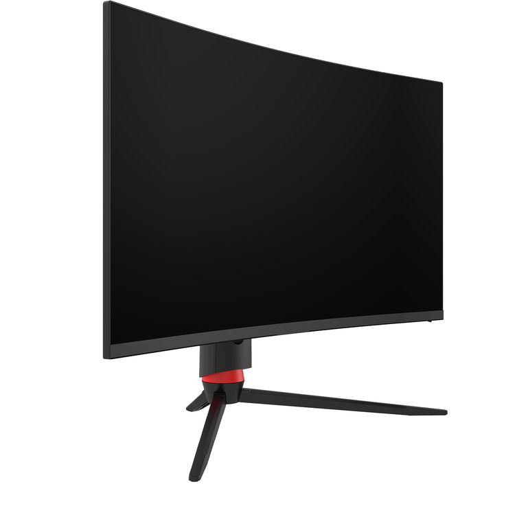 Porodo Gaming 27" 240Hz Curved Gaming Monitor Adjustable Rotating Stand - Black - 27 Inch