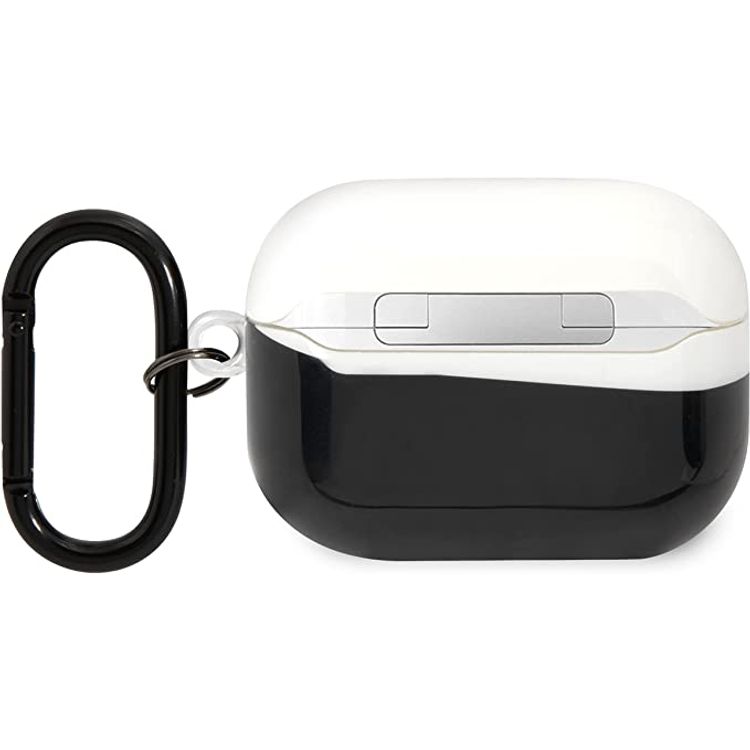 BMW Motorsport AirPods Pro Case with Transparent Lid, Scratch, Shock and Impact Protections, Easy to Install, Snap-on Design, Fingerprint Resistant Surface - Black