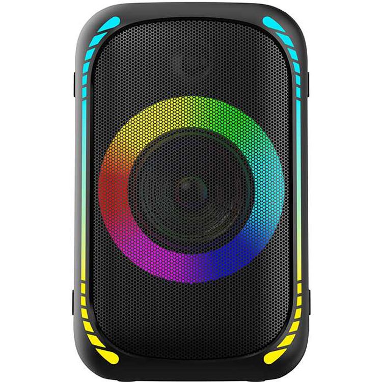 Porodo Soundtec Party Speaker 200W with 5.25  Woofer 2  Tweeter and FM - Black