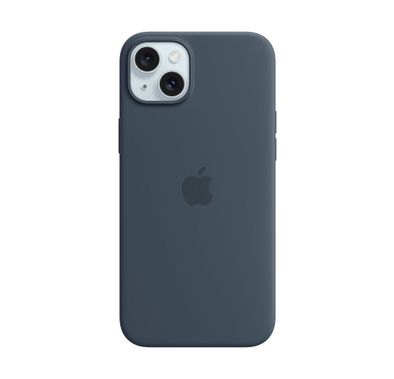 Apple iPhone 15 Plus Silicone Case [MagSafe] | Storm Blue