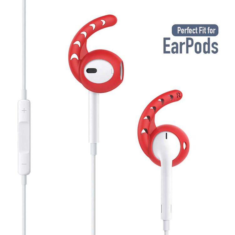 AhaStyle Premium Silicone Earhooks Cover Compatible for AirPods 1/2 ( 3 pairs ) Suitable for Running, Jogging, Cycling and Other Fitness Activities