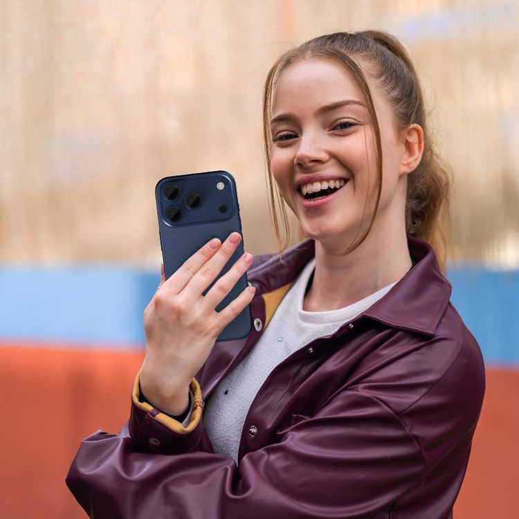 Levelo LucentTrio Camera Lens Protector with 99%  Transmittance for iPhone 17 Pro / 17 Pro Max, Anti-Fingerprint, Anti-Scratch, Double-Sided AR Glass, Oleophobic Coating, Multi-Layer Protection, Strong Adhesive - Titanium Blue