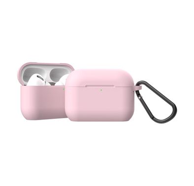 Green Lion Berlin Series Case for AirPods Pro with Anti-Lost Ring, Anti-scratch, Anit-fingerprint, Easy Installation, Silicone Material, Slim and Lightweight - Pink