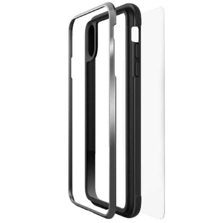 Viva Madrid Vanguard Back Phone Case Compatible for iPhone X/Xs - Extreme Gunmetal